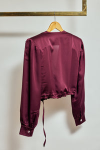 Blusa Amy borgoña.